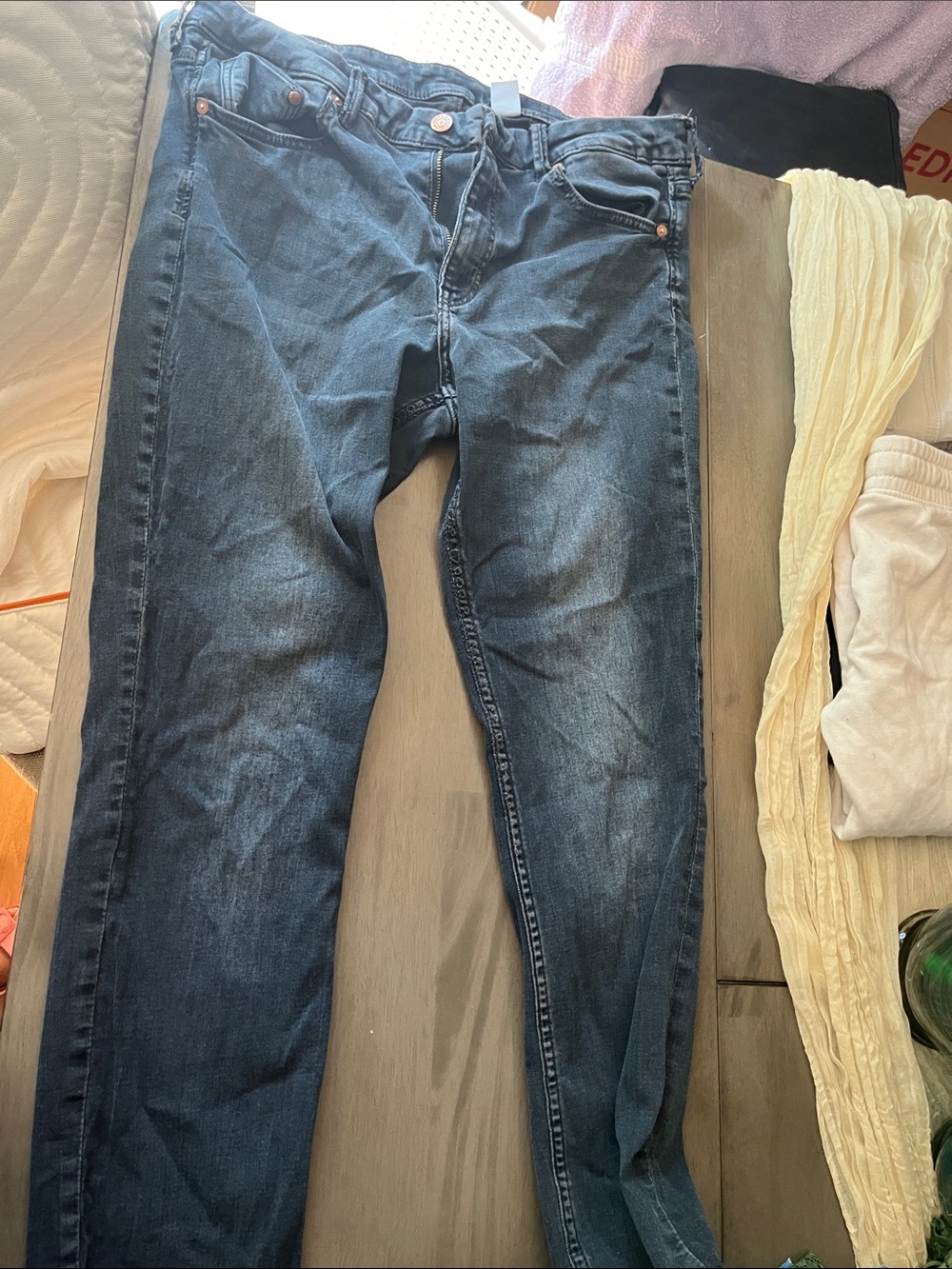 GAP Women's Straight Leg Jeans in Dark Blue Wash